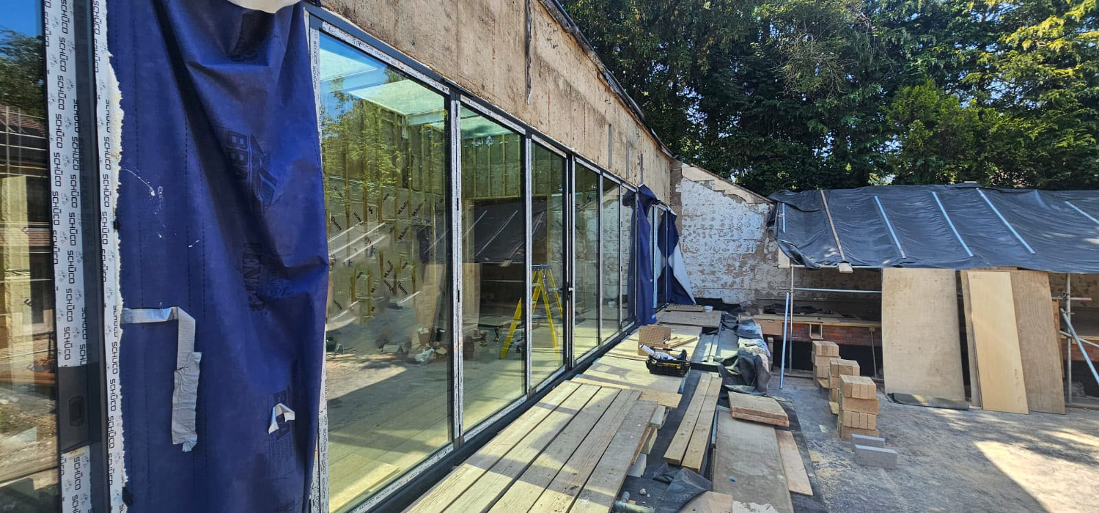 Bi fold Doors Installation 2 Bi fold Doors Installation