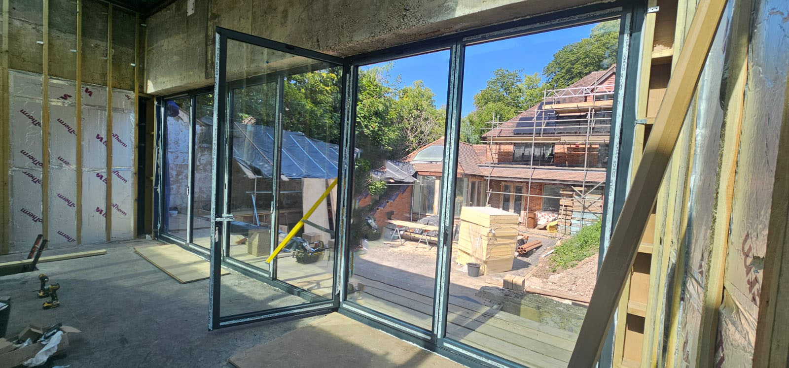 Bi fold Doors Installation (2) Bi fold Doors Installation