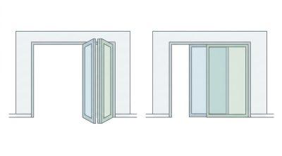 Comparing bi-fold and sliding doors