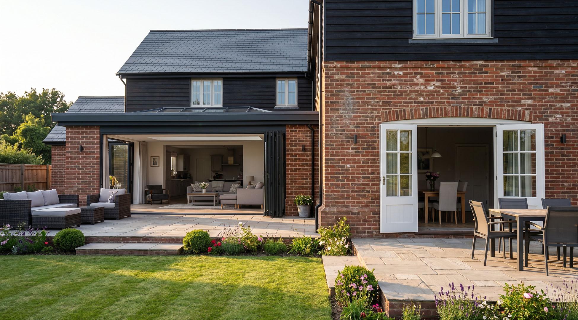 Home exterior with patio doors 2K