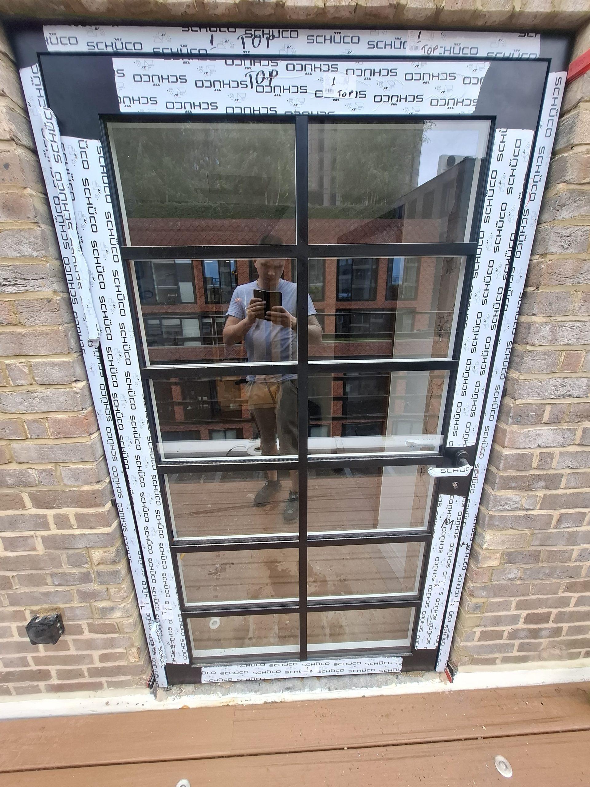 Installing Schuco Aluminium Glazing Patio door (1) Installing Schuco Aluminium Glazing Patio door