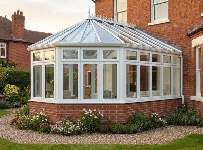Victorian conservatory attached to a house